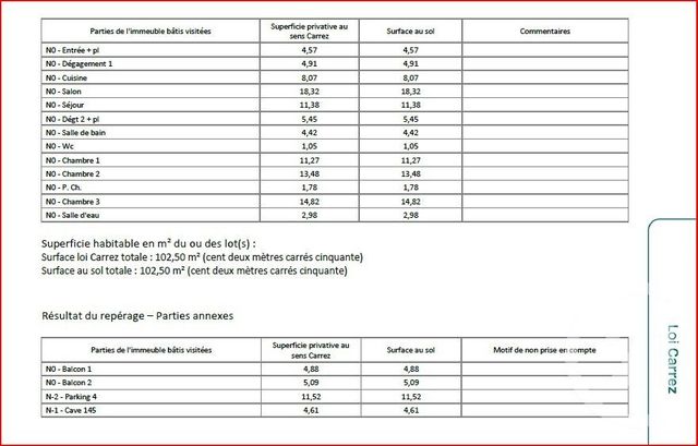 Appartement F5 à vendre - 5 pièces - 102,50 m2 - Paris - 75012 - ILE-DE-FRANCE