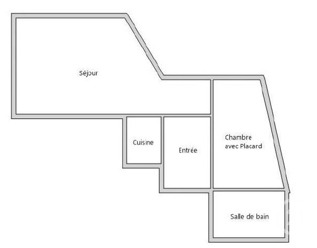 Appartement F2 à vendre - 2 pièces - 54,75 m2 - Paris - 75020 - ILE-DE-FRANCE