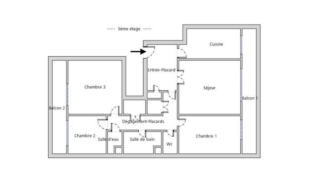 Appartement F4 &agrave; vendre - 4 pi&egrave;ces - 90,80 m2 - Paris - 75012 - ILE-DE-FRANCE