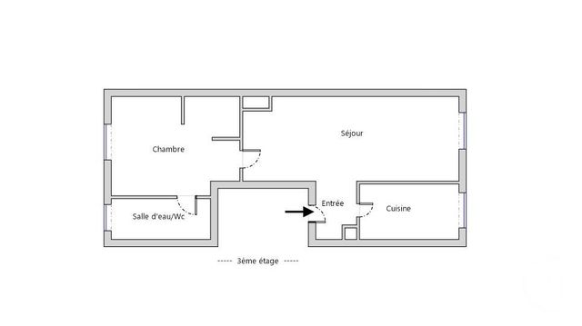Appartement F2 &agrave; vendre - 2 pi&egrave;ces - 42,06 m2 - Paris - 75012 - ILE-DE-FRANCE