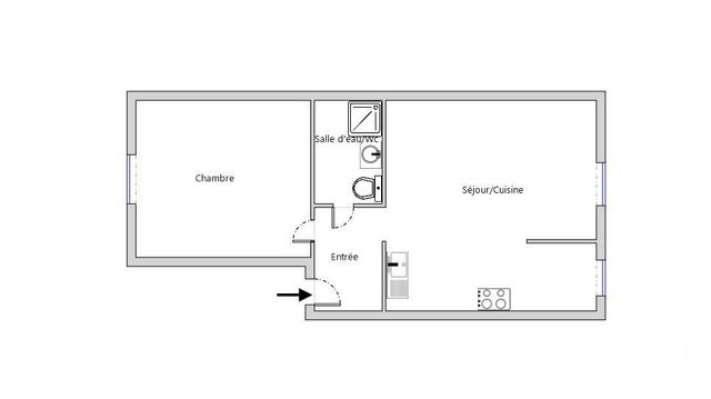 Appartement F2 &agrave; vendre - 2 pi&egrave;ces - 36,20 m2 - Villeneuve St Georges - 94 - ILE-DE-FRANCE