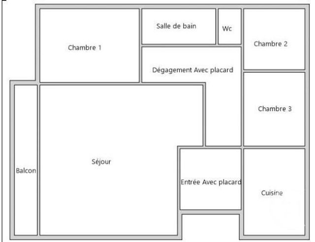 Appartement F5 &agrave; vendre - 5 pi&egrave;ces - 93 m2 - Paris - 75012 - ILE-DE-FRANCE