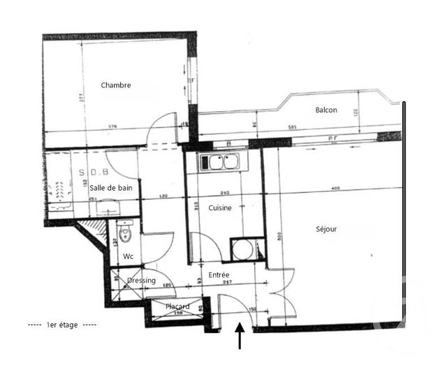 Appartement F2 &agrave; vendre - 2 pi&egrave;ces - 53,63 m2 - Paris - 75020 - ILE-DE-FRANCE