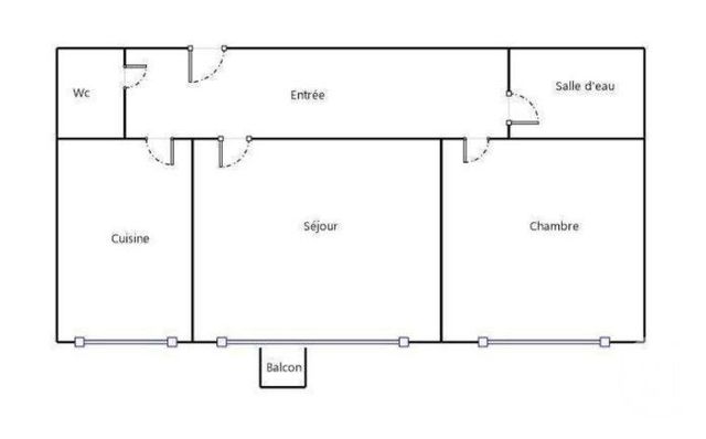 Appartement F2 &agrave; vendre - 2 pi&egrave;ces - 45,94 m2 - Paris - 75012 - ILE-DE-FRANCE